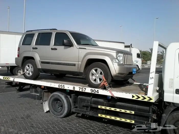 سطحة لشحن  السيارات من دبي للسعودية والعكس 1