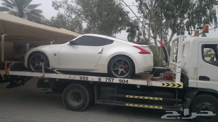 سطحة لنقل السيارات من دبي او الامارات الى السعودية  1