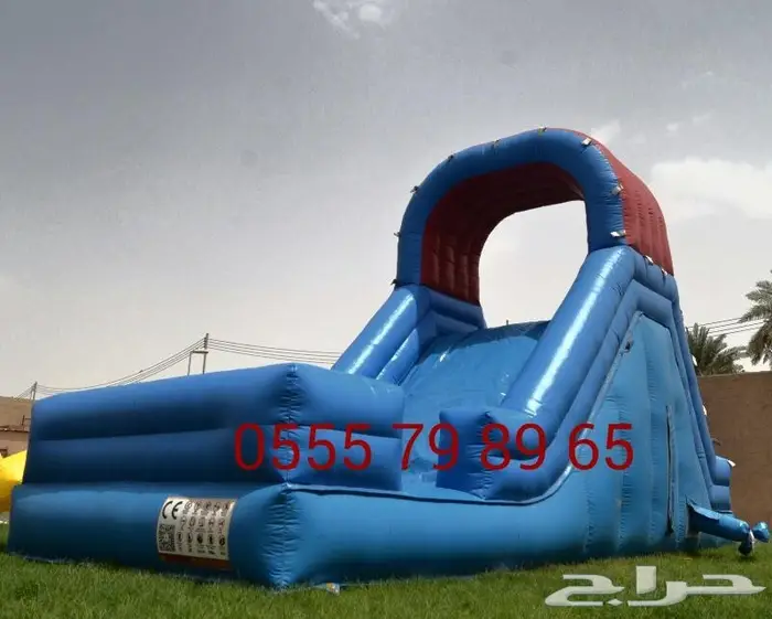 ملعب صابوني زحليقة نطيطة للإيجار مع الترفيه المتكامل 2