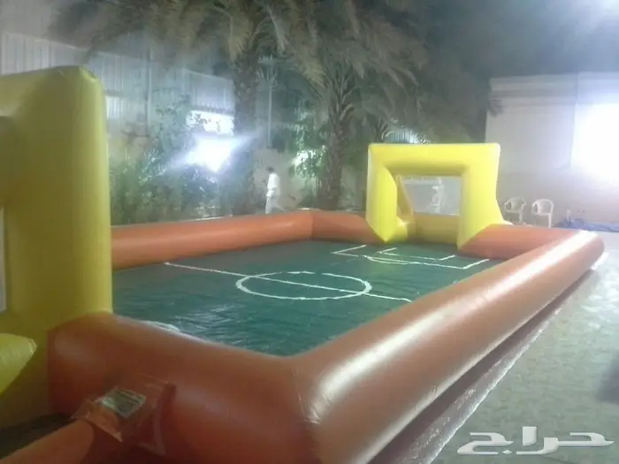 ملعب صابوني زحليقة نطيطة للإيجار مع الترفيه المتكامل 3