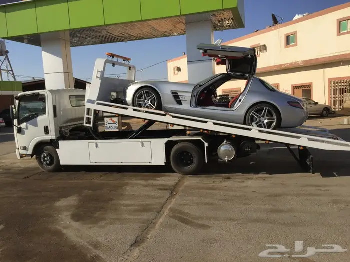 شحن سيارات من دبي للسعودية سطحة هدروليك 1