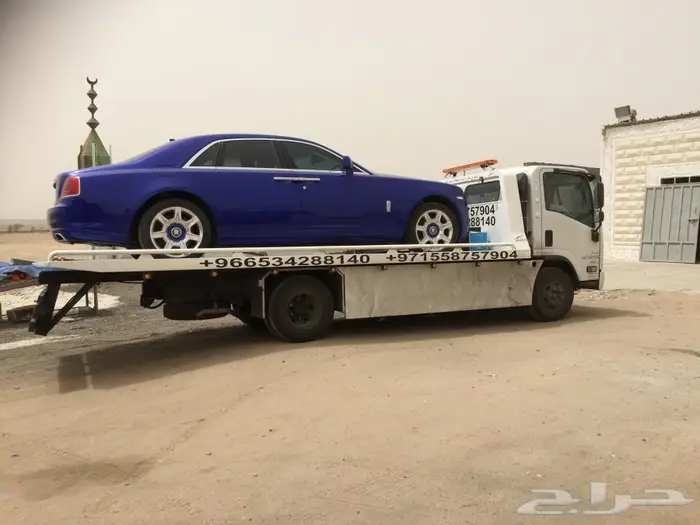 شحن سيارات من دبي للسعودية سطحة هدروليك 2