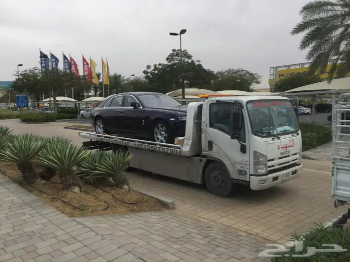 شحن سيارات من دبي للسعودية سطحة هدروليك 4