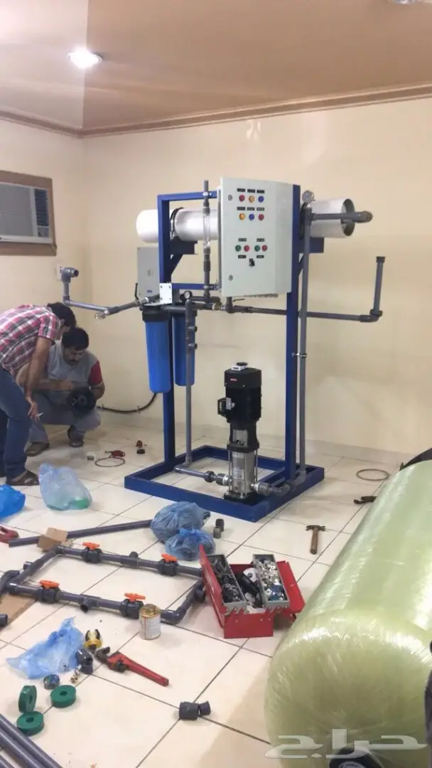 محطات تحلية مياه الابار والبحر  1