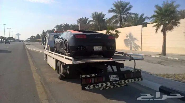 سطحة لنقل السيارات من الامارات للسعودية 5