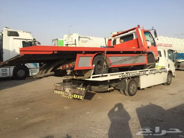 سطحة لنقل السيارات من الامارات للسعودية 0