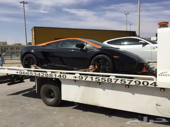 سطحة لنقل السيارات من الامارات للسعودية 7