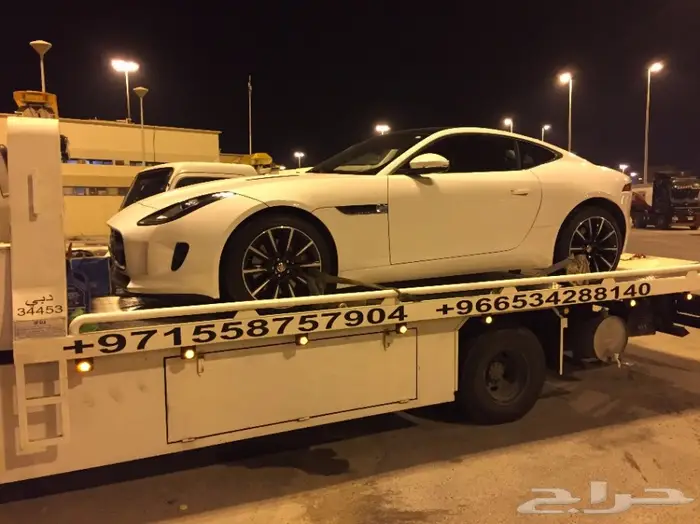 سطحة لنقل السيارات من الامارات للسعودية 8