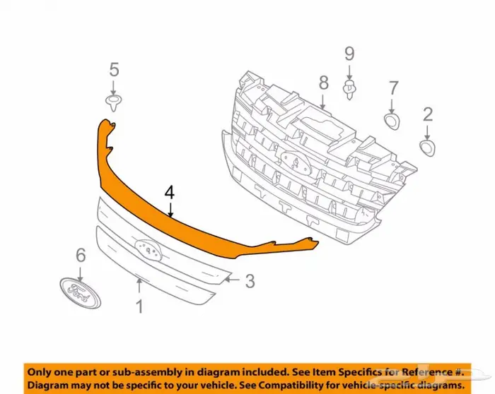 متوفر لدينا قطع غيار فورد فيوجن وايدج وفلكس  14