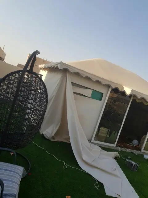 مظلات واسواتر اغطيةاشرعةتلبيس تغيرقماش مظلات 2