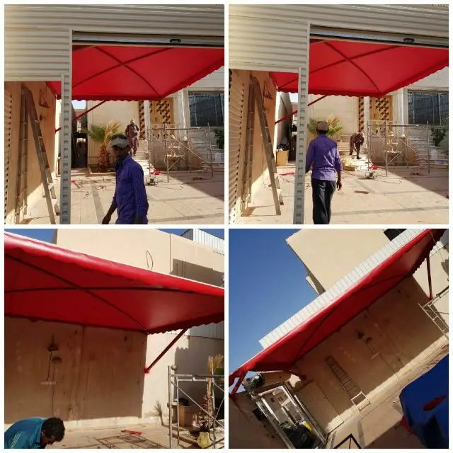 مظلات واسواتر اغطيةاشرعةتلبيس تغيرقماش مظلات 1