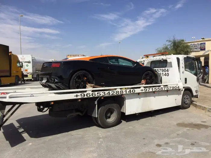 شحن سيارات من دبي للسعودية سطحة هدروليك 6