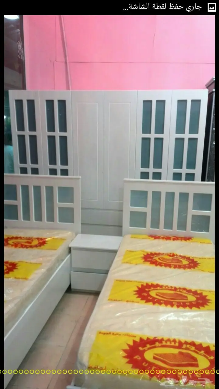 غرف نوم وطني جديده ألوان مختلفه جاهزه وتفصيل  (image 25)