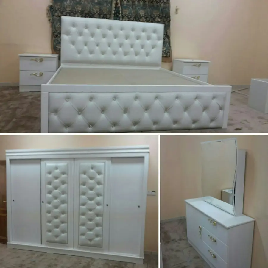 غرف نوم وطني جديده ألوان مختلفه جاهزه وتفصيل  (image 25)