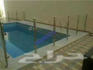درابزين بيتك و سور حماية للمسبح من الاستانلس (image 111)