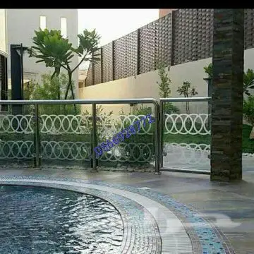درابزين بيتك و سور حماية للمسبح من الاستانلس (image 65)