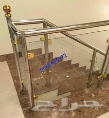 درابزين بيتك و سور حماية للمسبح من الاستانلس (image 12)