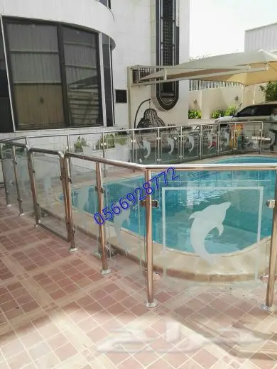 درابزين بيتك و سور حماية للمسبح من الاستانلس (image 46)