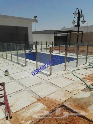 درابزين بيتك و سور حماية للمسبح من الاستانلس (image 53)