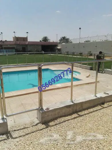 درابزين بيتك و سور حماية للمسبح من الاستانلس (image 126)