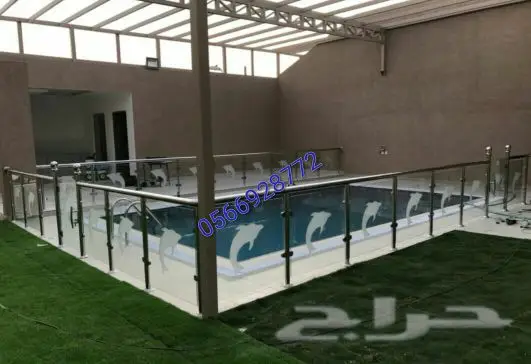 درابزين بيتك و سور حماية للمسبح من الاستانلس (image 87)