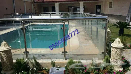 درابزين بيتك و سور حماية للمسبح من الاستانلس (image 88)