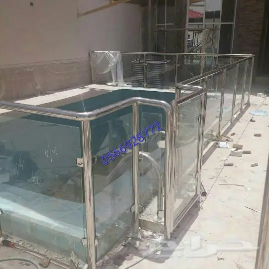 درابزين بيتك و سور حماية للمسبح من الاستانلس (image 70)