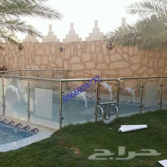 درابزين بيتك و سور حماية للمسبح من الاستانلس (image 66)