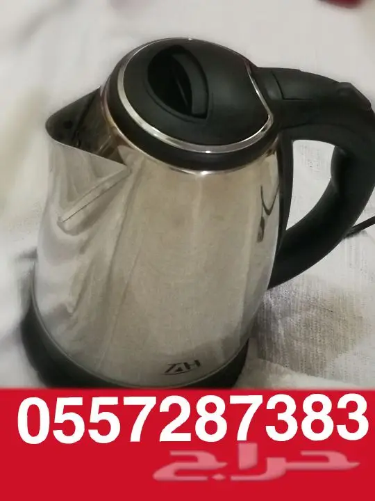 غلاية ماء ستانلس ستيل كهربائية ماركة TH (image 2)