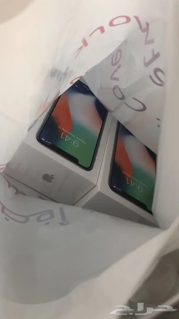 iPhone X 265Gb للبيع ايفون اكس 265 قيقا فضي 