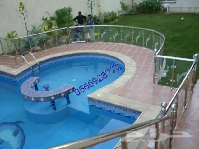 درابزين بيتك و سور حماية للمسبح من الاستانلس (image 33)