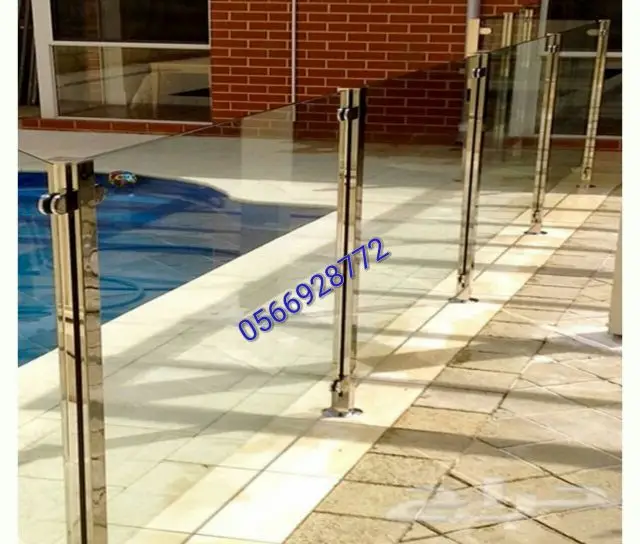 درابزين بيتك و سور حماية للمسبح من الاستانلس (image 90)