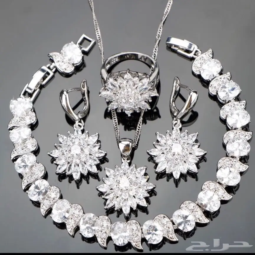 أطقم فضة S925 بأحجار زركون بسعر رخيص (image 5)