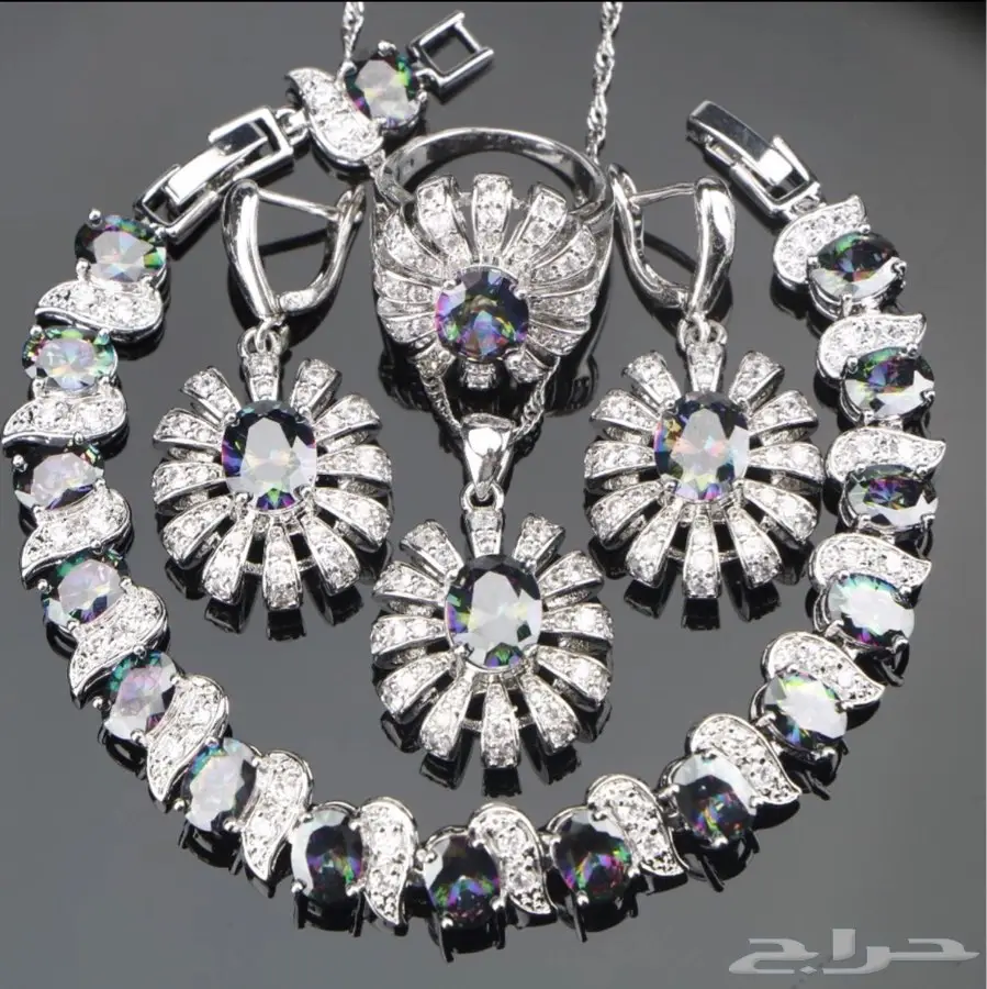 أطقم فضة S925 بأحجار زركون بسعر رخيص (image 9)