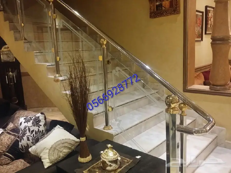 درابزين بيتك و سور حماية للمسبح من الاستانلس (image 9)