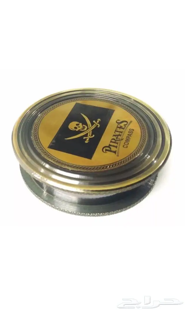 بوصلة نحاس برسومات القراصنه  (image 2)