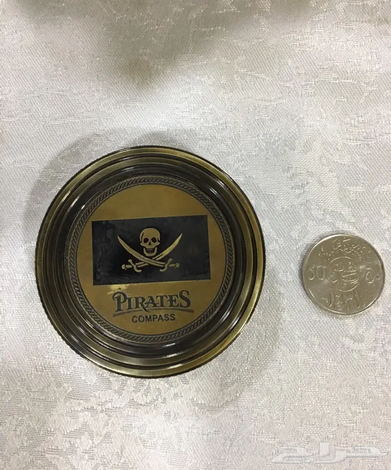 بوصله نحاس بشعار القراصنه (image 4)