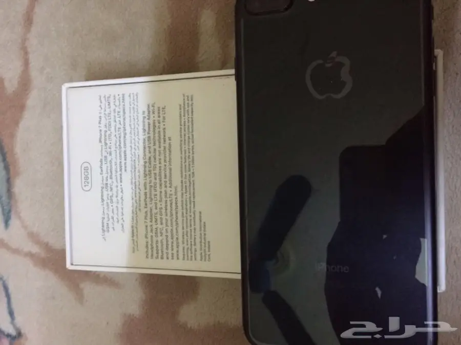 ايفون 7 بلس لون اسود مطفي 128 قيقا (image 2)