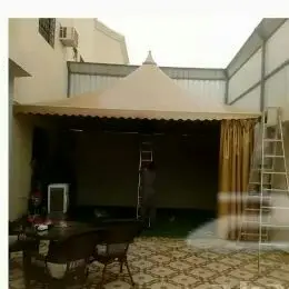 مضلات وسواتر وجميع أعمال الحداده وبيوت شعر (image 9)