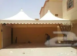 مضلات وسواتر وجميع أعمال الحداده وبيوت شعر (image 29)