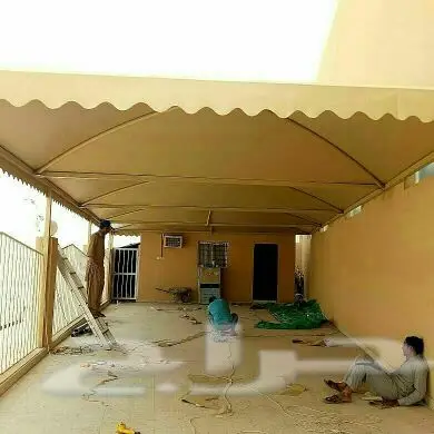 مضلات وسواتر وجميع أعمال الحداده وبيوت شعر (image 18)