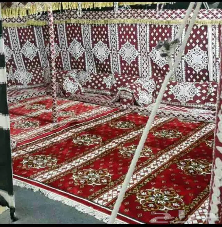 تبوك ضباء بيوت شعر مبطن سادة لوازم مخيمات (image 3)