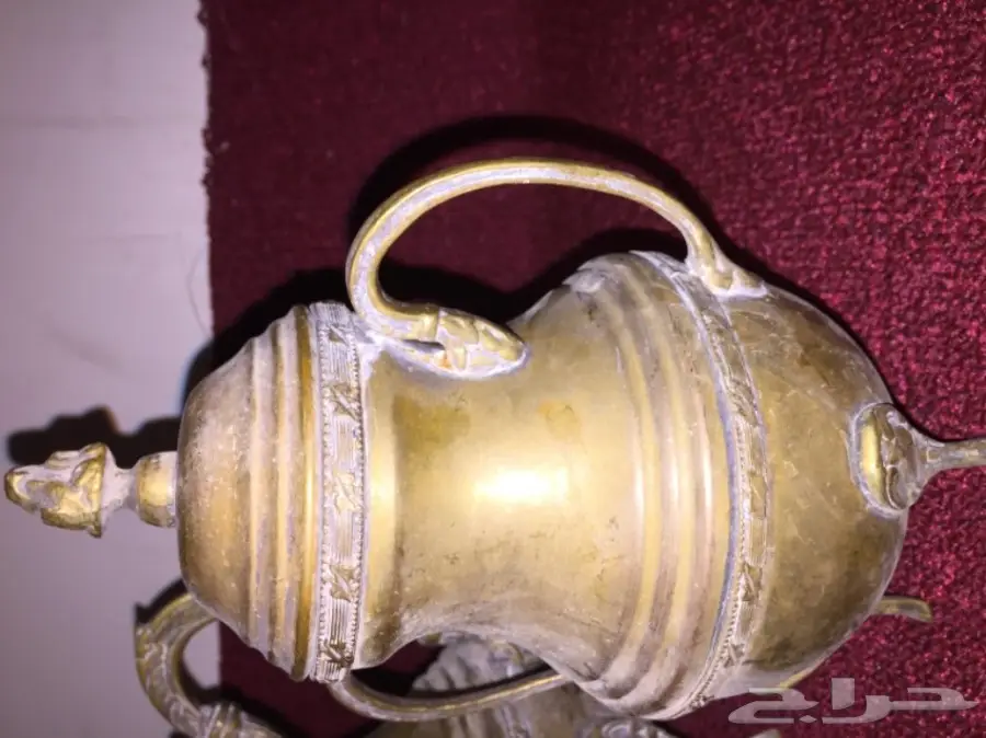 نجر قديم منقوش واباريق نحاس تراث (image 2)