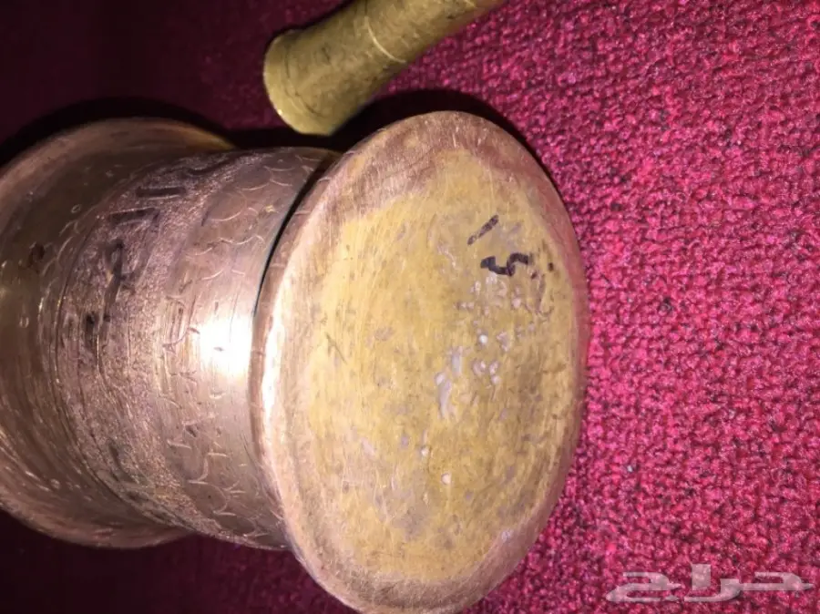 نجر قديم منقوش واباريق نحاس تراث (image 6)