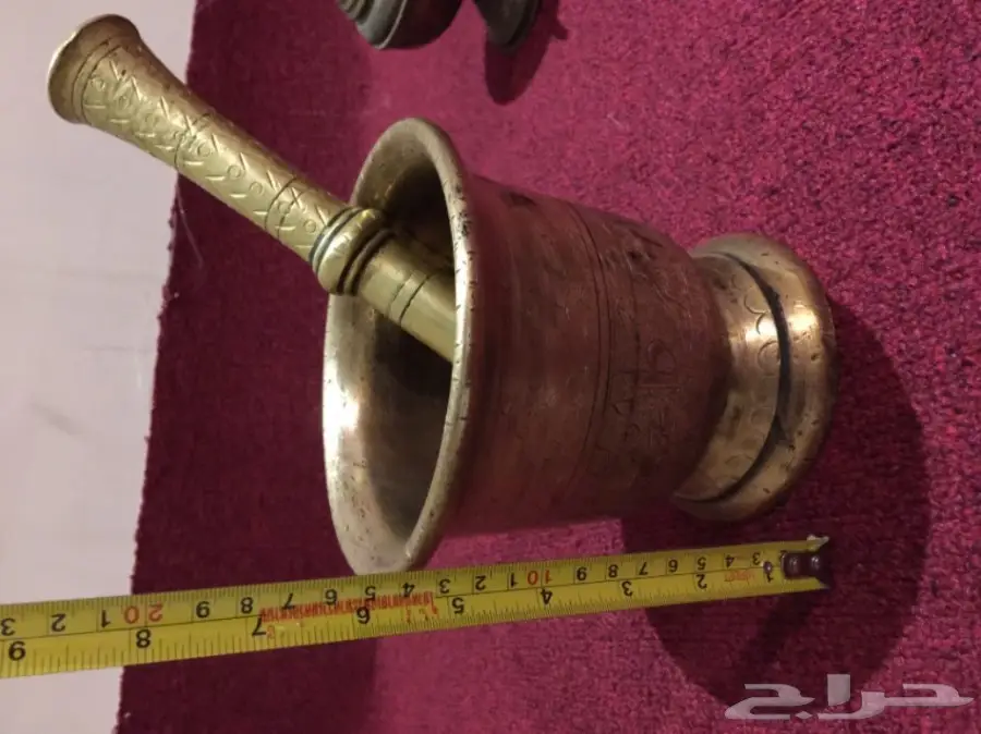 نجر قديم منقوش واباريق نحاس تراث (image 9)