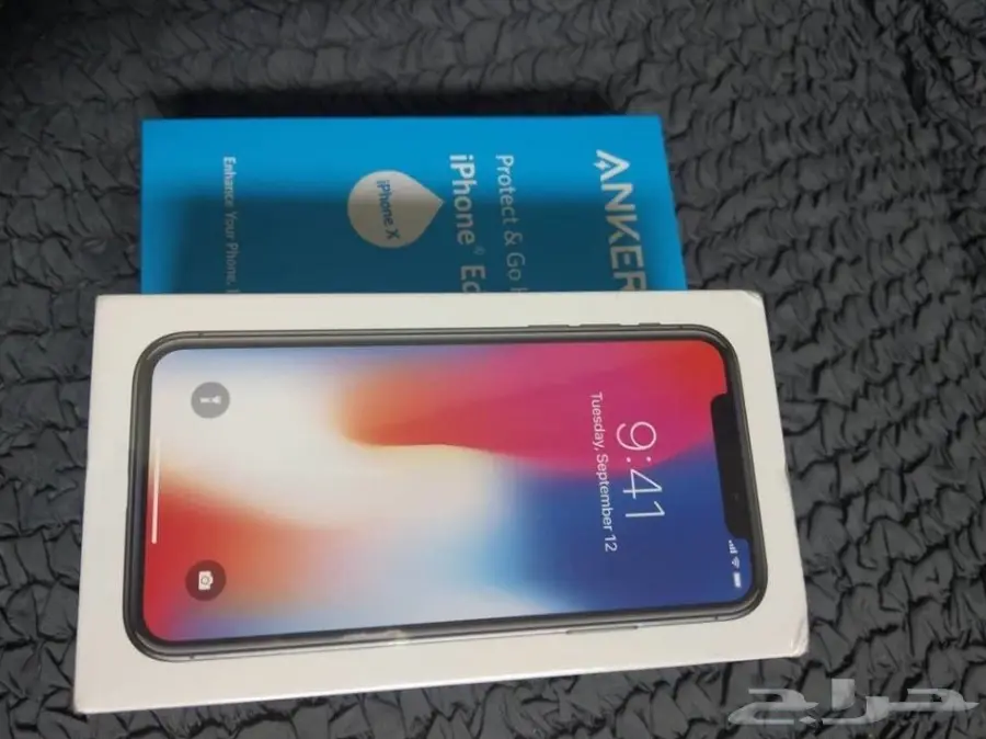 ايفون x  256 للبيع ب 4500