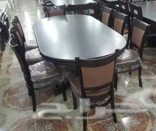 طاولات طعام زجاج وخشب طاولات خدمة (image 26)