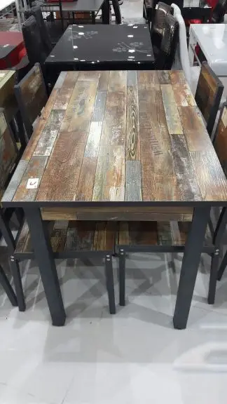 طاولات طعام زجاج وخشب طاولات خدمة (image 40)