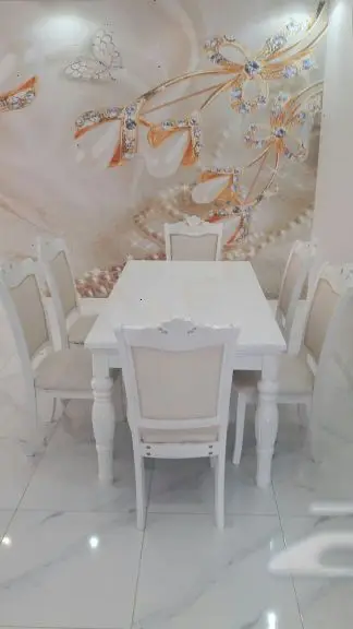 طاولات طعام زجاج وخشب طاولات خدمة (image 13)