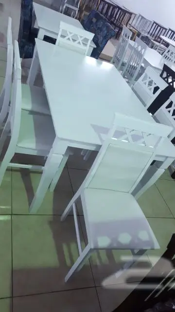 طاولات طعام زجاج وخشب طاولات خدمة (image 5)